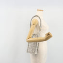 Christian Dior Trotter Canvas Book Tote Mini 2way Gray Gold Auth 193902-23