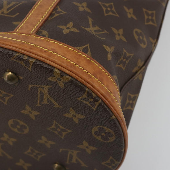 LOUIS VUITTON Monogram Bucket GM Shoulder Bag M42236 LV Auth 193903