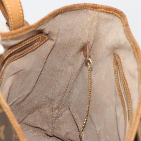 LOUIS VUITTON Monogram Bucket GM Shoulder Bag M42236 LV Auth 193903