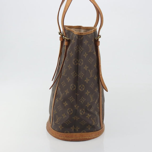 LOUIS VUITTON Monogram Bucket GM Shoulder Bag M42236 LV Auth 193903