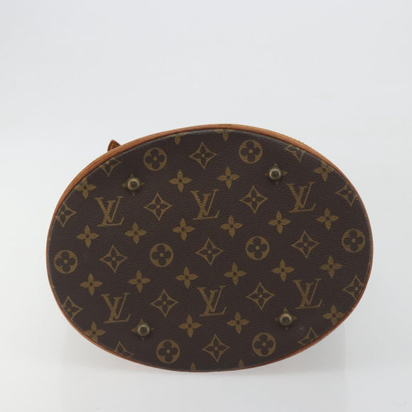 LOUIS VUITTON Monogram Bucket GM Shoulder Bag M42236 LV Auth 193903