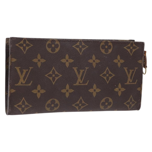 LOUIS VUITTON Monogram Bucket GM Accessory Pouch LV Auth 193904
