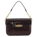 LOUIS VUITTON Monogram Vernis Rodeo Drive Bag Amarante M93598 LV Auth 193905-13