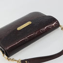LOUIS VUITTON Monogram Vernis Rodeo Drive Bag Amarante M93598 LV Auth 193905-6