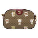 GUCCI Micro GG Supreme Doraemon Collaboration Bag PVC Beige 574886 Auth 193906SAM-2