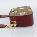 GUCCI Micro GG Supreme Doraemon Collaboration Bag PVC Beige 574886 Auth 193906SAM-4