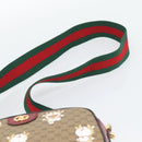 GUCCI Micro GG Supreme Doraemon Collaboration Bag PVC Beige 574886 Auth 193906SAM-8