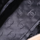 CHANEL Cambon Line Matelasse Boston Bag Leather Pink Silver CC Auth 193910SAV-16