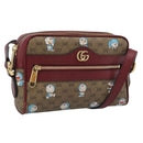 GUCCI Micro GG Supreme Doraemon Collaboration PVC Beige Gold 647784 Auth 193911M-1