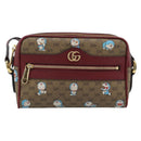 GUCCI Micro GG Supreme Doraemon Collaboration PVC Beige Gold 647784 Auth 193911M-13