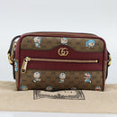 GUCCI Micro GG Supreme Doraemon Collaboration PVC Beige Gold 647784 Auth 193911M-12