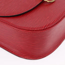 LOUIS VUITTON Epi Saint Cloud GM Shoulder Bag Red M52197 LV Auth 193913A-9