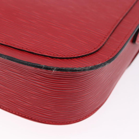 LOUIS VUITTON Epi Saint Cloud GM Shoulder Bag Red M52197 LV Auth 193913A