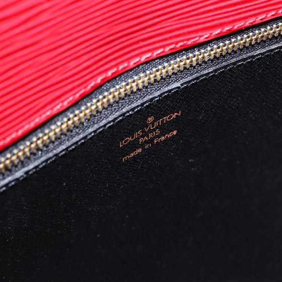 LOUIS VUITTON Epi Saint Cloud GM Shoulder Bag Red M52197 LV Auth 193913A
