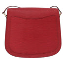 LOUIS VUITTON Epi Saint Cloud GM Shoulder Bag Red M52197 LV Auth 193913A-2