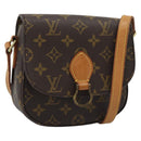LOUIS VUITTON Monogram Saint Cloud PM Shoulder Bag M51244 LV Auth 193917A-1