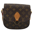 LOUIS VUITTON Monogram Saint Cloud PM Shoulder Bag M51244 LV Auth 193917A-13
