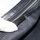CELINE C Macadam Canvas Shoulder Bag Black Silver Auth 193919A-12