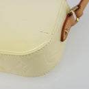 LOUIS VUITTON Monogram Vernis Malibu Street Bag Perle M91507 LV Auth 193921A-12
