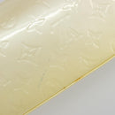 LOUIS VUITTON Monogram Vernis Malibu Street Bag Perle M91507 LV Auth 193921A-15