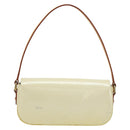 LOUIS VUITTON Monogram Vernis Malibu Street Bag Perle M91507 LV Auth 193921A-3