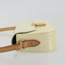 LOUIS VUITTON Monogram Vernis Malibu Street Bag Perle M91507 LV Auth 193921A-5