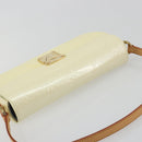 LOUIS VUITTON Monogram Vernis Malibu Street Bag Perle M91507 LV Auth 193921A-6
