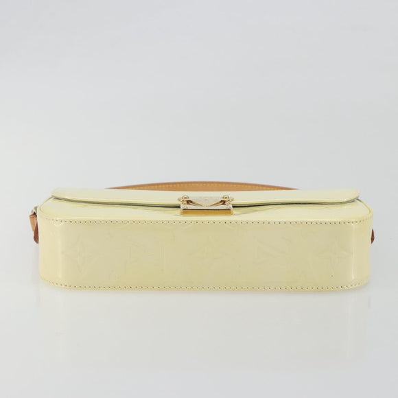 LOUIS VUITTON Monogram Vernis Malibu Street Bag Perle M91507 LV Auth 193921A