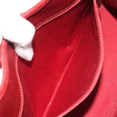 GUCCI GG Canvas Jackie Hand Bag Red Silver 01719 Auth 193924A-23