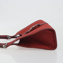 GUCCI GG Canvas Jackie Hand Bag Red Silver 01719 Auth 193924A-4