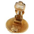 CHANEL COCO Mark Earring Metal Gold Tone CC Auth 193928V-6