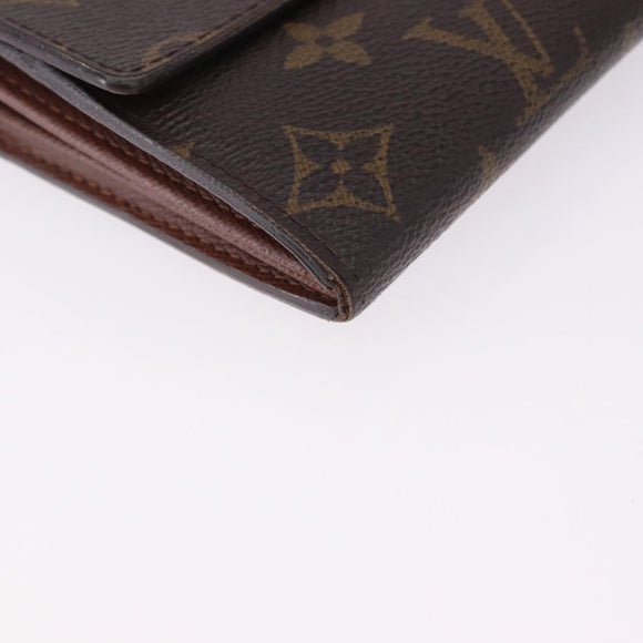 LOUIS VUITTON Monogram Portefeuille Sarah Long Wallet M61734 LV Auth 193930