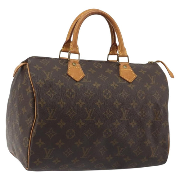 LOUIS VUITTON Monogram Speedy 30 Hand Bag M41526 LV Auth 193955