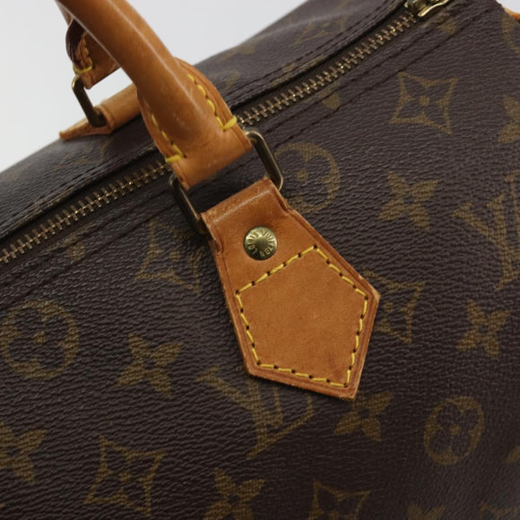 LOUIS VUITTON Monogram Speedy 30 Hand Bag M41526 LV Auth 193955