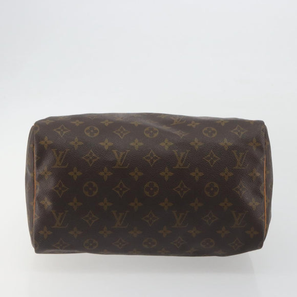 LOUIS VUITTON Monogram Speedy 30 Hand Bag M41526 LV Auth 193955