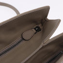 BOTTEGA VENETA INTRECCIATO Hand Bag Leather 2way Gray Auth 193957-10