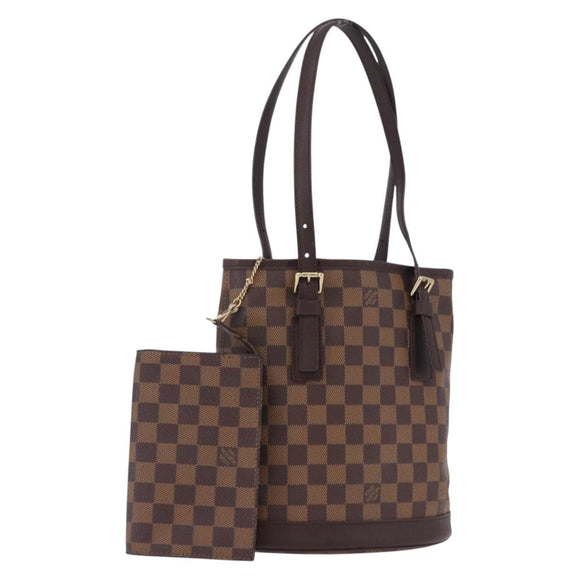 LOUIS VUITTON Damier Ebene Marais Shoulder Bag N42240 LV Auth 193965V