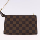 LOUIS VUITTON Damier Ebene Marais Shoulder Bag N42240 LV Auth 193965V-25