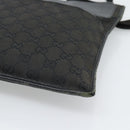 GUCCI GG Canvas Shoulder Bag Black Silver 27639 Auth 193967-9
