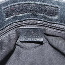 GUCCI GG Canvas Shoulder Bag Black Silver 27639 Auth 193967-10