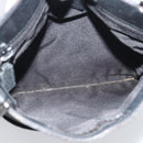 GUCCI GG Canvas Shoulder Bag Black Silver 27639 Auth 193967-11