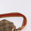 GUCCI GG Canvas Bamboo Sherry Line Bag 2way Beige Gold 001 4058 Auth 193968-14