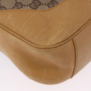 GUCCI GG Canvas Bamboo Sherry Line Bag 2way Beige Gold 001 4058 Auth 193968-15