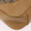 GUCCI GG Canvas Bamboo Sherry Line Bag 2way Beige Gold 001 4058 Auth 193968-17