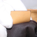 GUCCI GG Canvas Bamboo Sherry Line Bag 2way Beige Gold 001 4058 Auth 193968-12