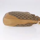 GUCCI GG Canvas Bamboo Sherry Line Bag 2way Beige Gold 001 4058 Auth 193968-3