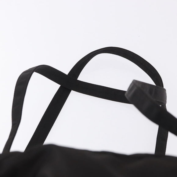 PRADA Backpack Nylon Black Silver Auth 193971