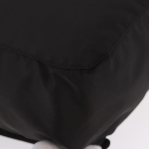 PRADA Backpack Nylon Black Silver Auth 193971