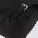 PRADA Backpack Nylon Black Silver Auth 193971-15