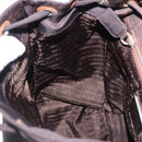 PRADA Backpack Nylon Black Silver Auth 193971-21